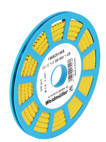 1568261526 WEIDMULLER MARCACABLE RL 500PZ 12-2 AWG   CLI C 2-4 GE/SW 8 CD