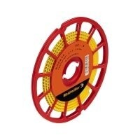 1568241637 WEIDMULLER MARCACABLE RL 500PZ 16-22 AWG CLI C 02-3 GE/SW A CD