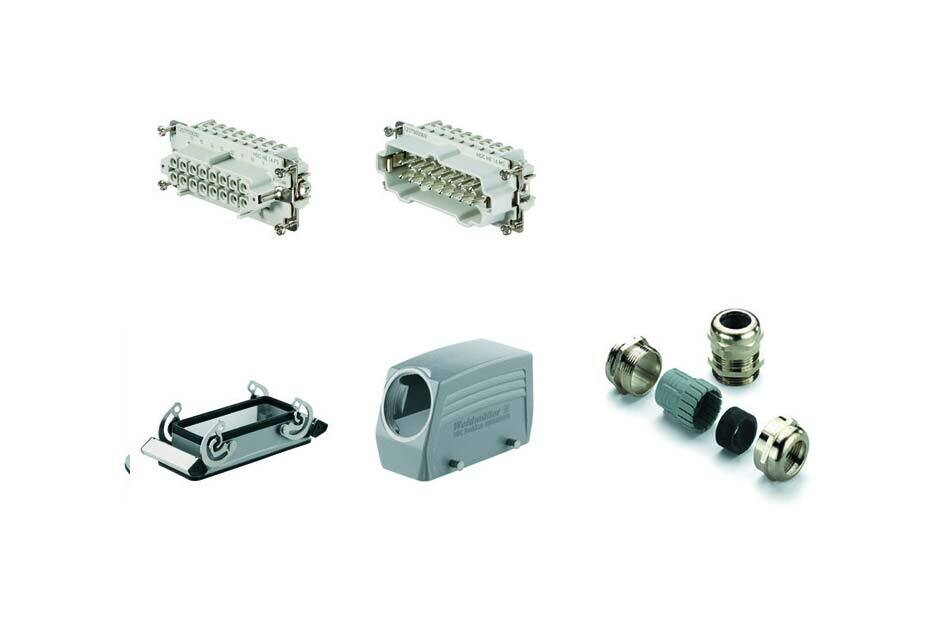 1712520000 WEIDMULLER TOMACORRIENTE 16 POLOS 2 GANCH     HDC-KIT-HE16.120