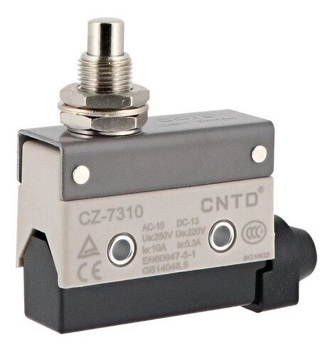 Limit Switch horizontal pivote reforzado metálico CZ-7310 , 1NC + 1NO | CNTD