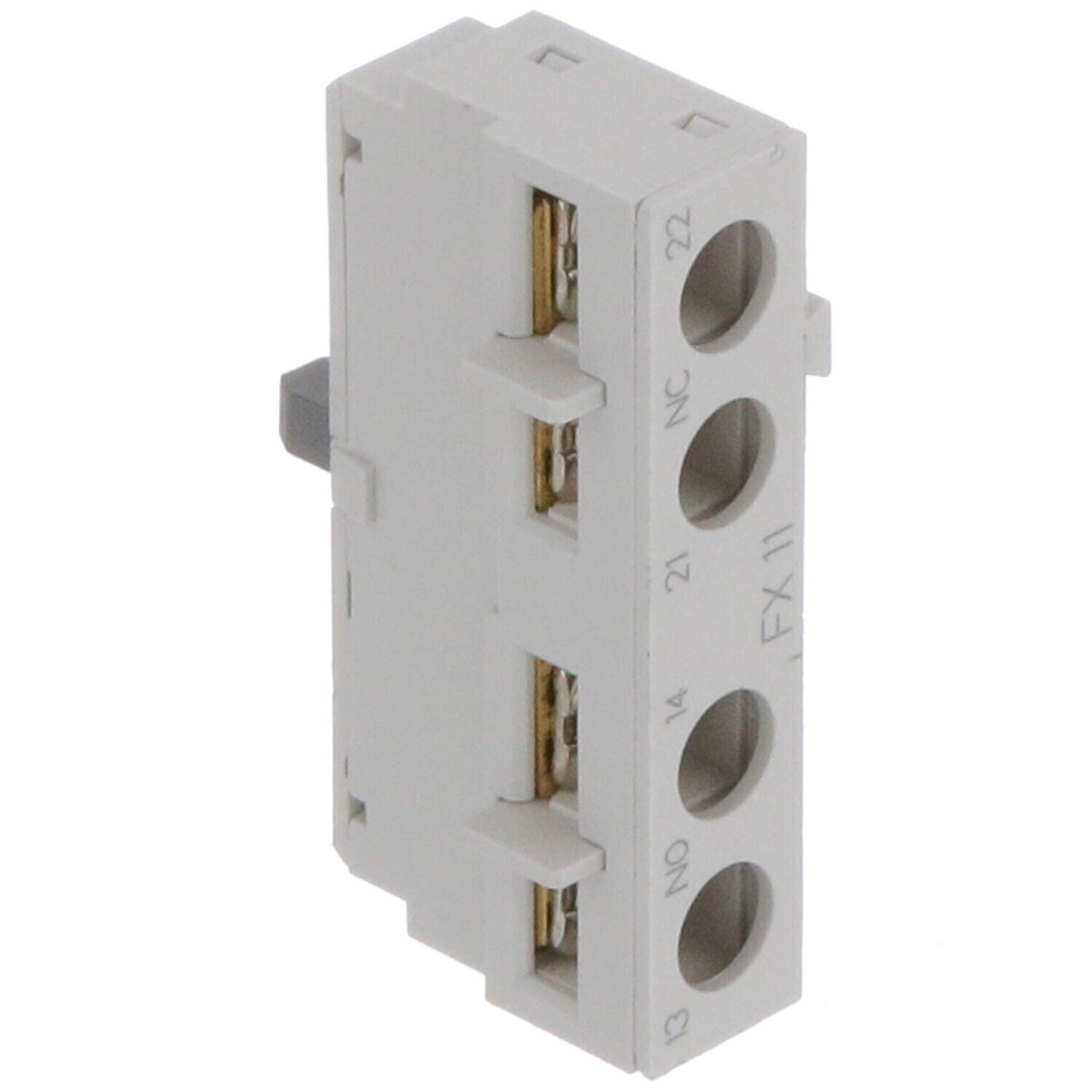 Contacto auxiliar frontal FX-11 1NA+1NC para guardamotor | LS Electric