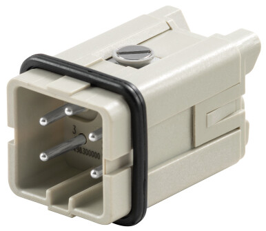 1498300000 WEIDMULLER CONECTOR MACHO 4POLOS + TIERRA HDCHA4MS