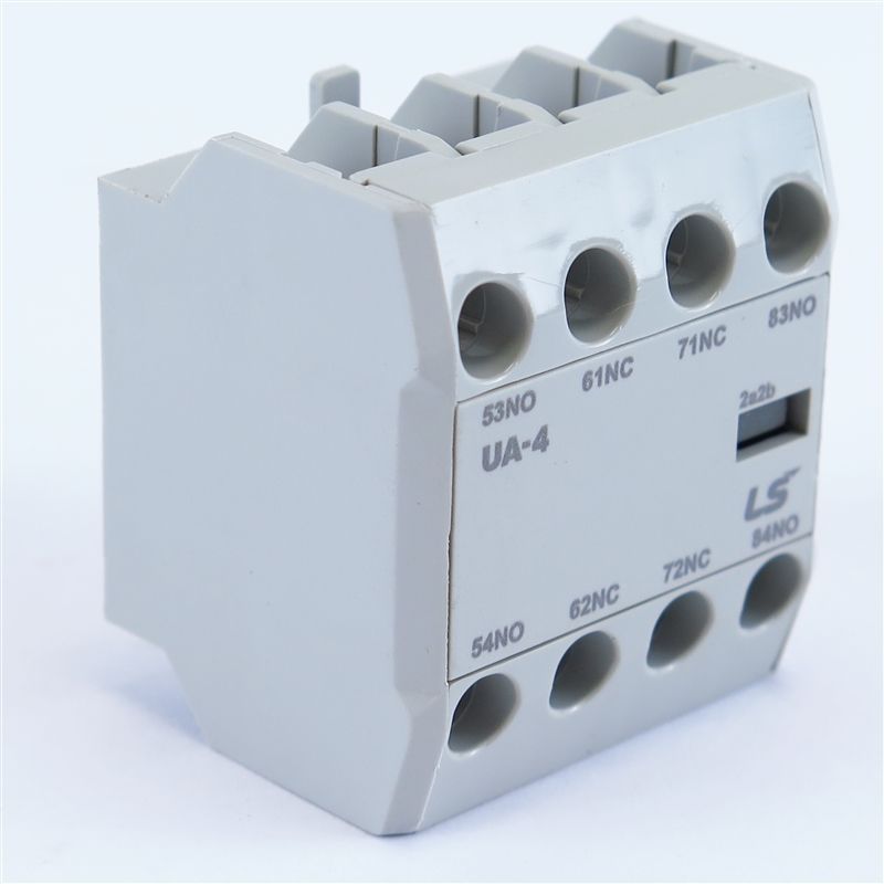 Contacto auxiliar frontal para contactor UA-4 3A2B 3NA+2NC | LS Electric