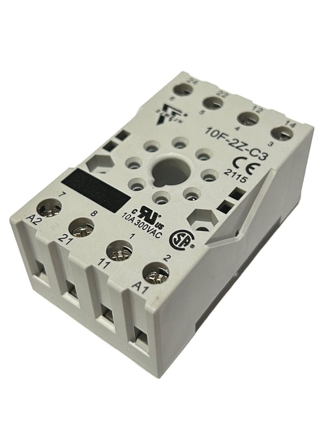 10F2ZC3 ZJWZLH BASE PARA RELEVADOR 8 PINES OCTAL