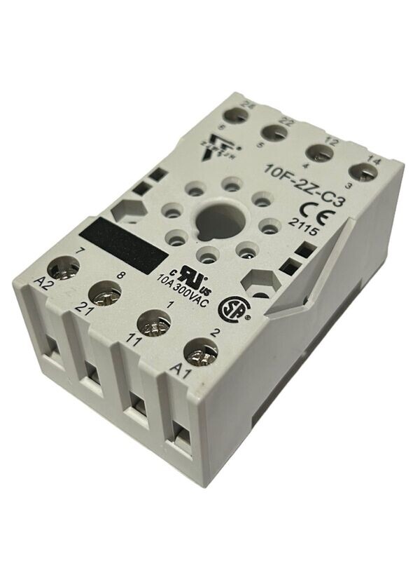 10F2ZC3 ZJWZLH BASE PARA RELEVADOR 8 PINES OCTAL