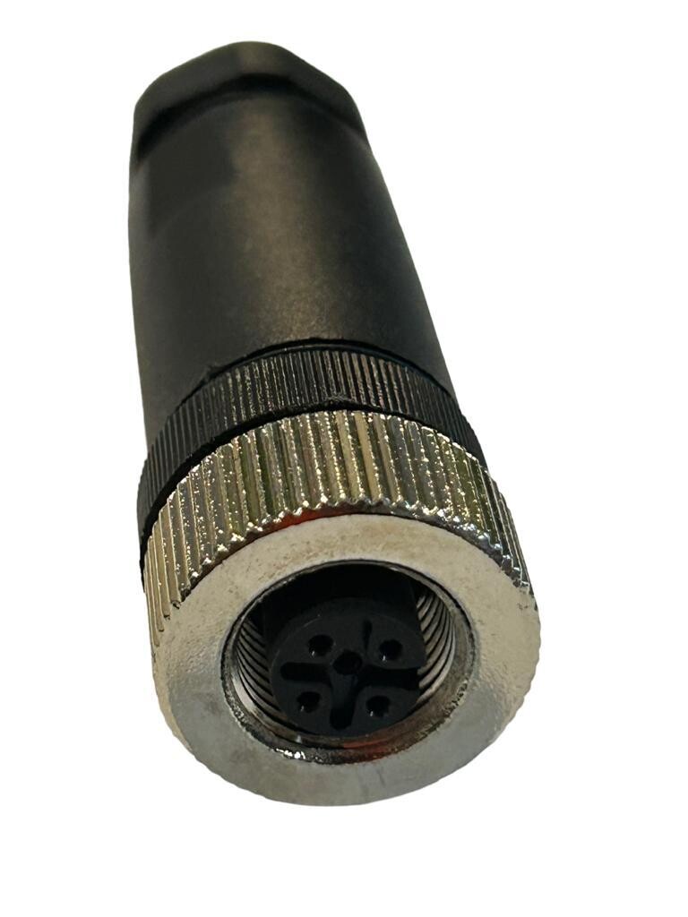 Conector para sensor M12 hembra recto M12RH5K , 5 pines | MK ELECTRO