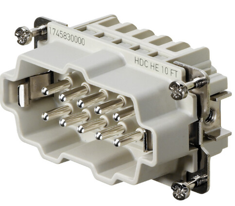 1745830000 WEIDMULLER CONECTOR MACHO TENSION HDC HE 10 MT