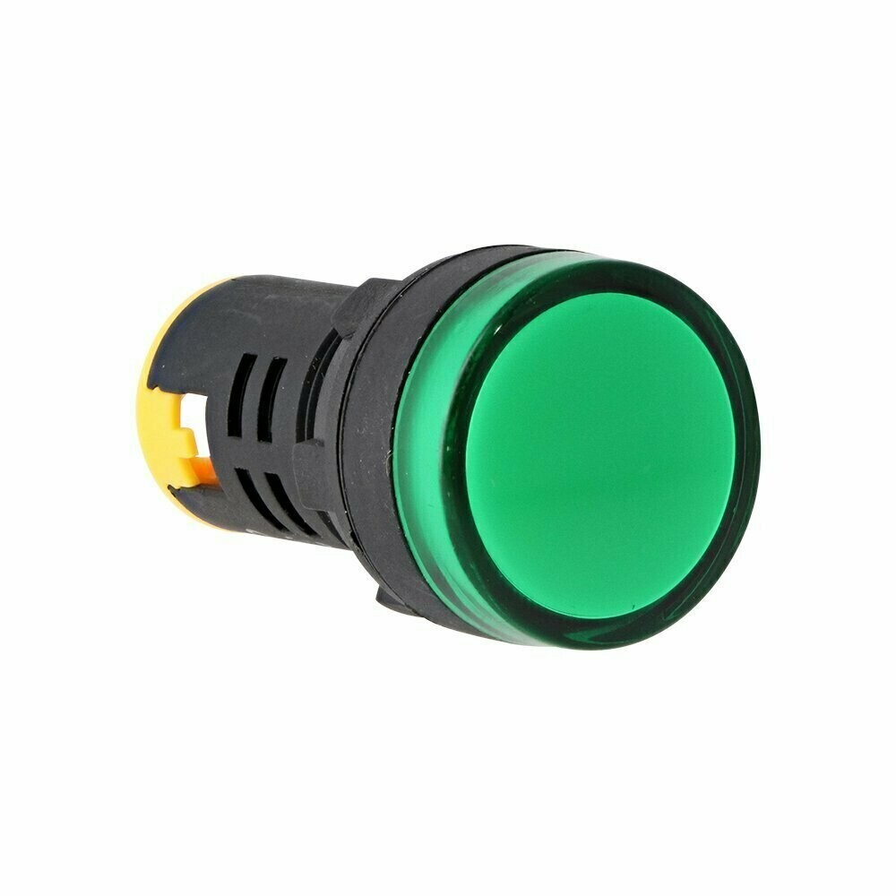 Piloto LED verde AD16B-22DS-G-12V 22 mm 12V | ANDELI
