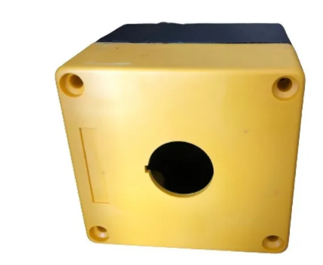 Botonera plástica LAY5-BOX1A 1 orificio amarilla | DIXSEN