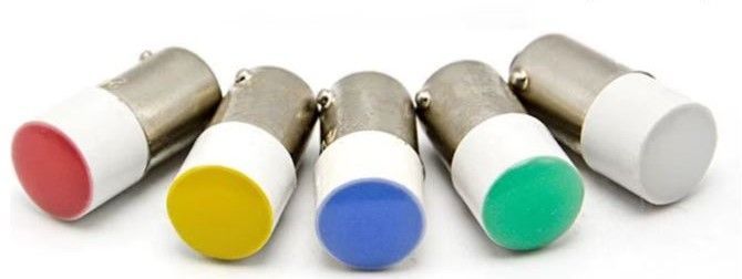 Foco bayoneta LED AD23-Y-24V BA9S amarillo 24V | ANDELI