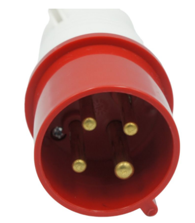 Conector industrial macho aéreo NM024, 32A 3 Polos + Tierra | MK ELECTRO
