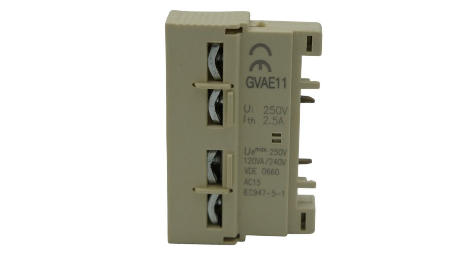 Contacto auxiliar frontal para guardamotor GVAE11 1NA+1NC | ANDELI