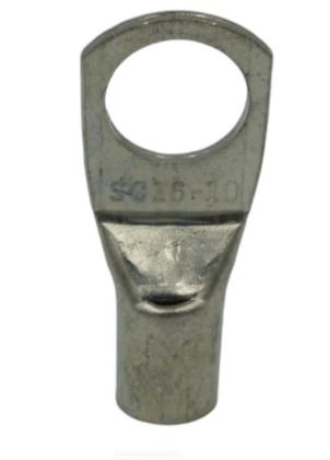 Terminal de Conexión Desnuda Tipo Ojillo SC1610, 10 MM 3/8 CAL.6 , 16MM | MK ELECTRO