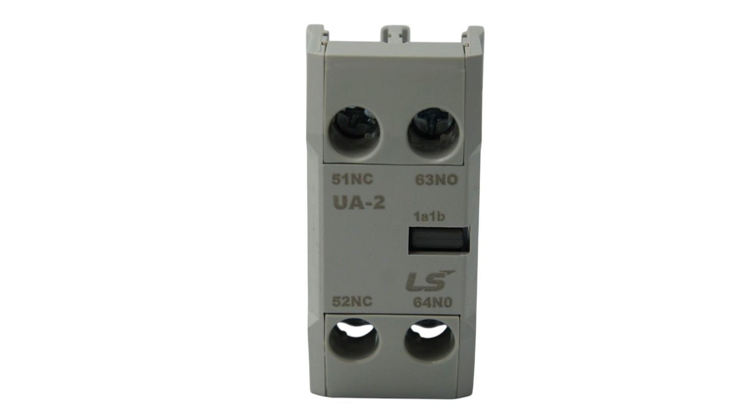 Contacto auxiliar frontal para contactor UA-2 1A1B 1NA+1NC | LS Electric