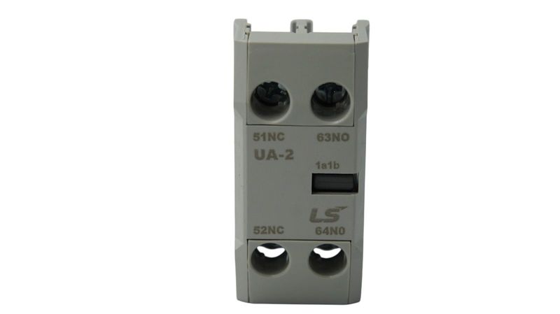 Contacto auxiliar frontal para contactor UA-2 1A1B 1NA+1NC | LS Electric