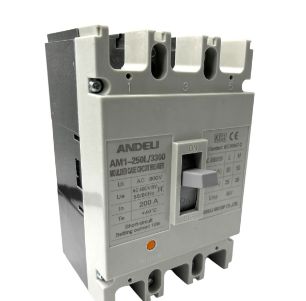 Interruptor Termomagnético en Caja Moldeada AM1-250L-3P250A 3 Polos 250 A | ANDELI Interruptor Termomagnético en Caja Moldeada AM1-250L-3P250A 3 Polos 250 A | ANDELI
