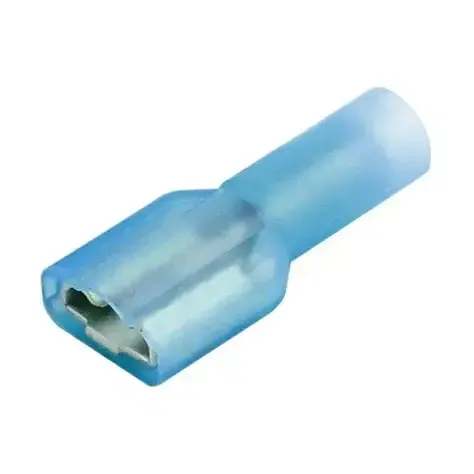 Zapata tipo faston hembra totalmente aislada FDFV-2-250 azul 14-16 AWG | MK ELECTRO