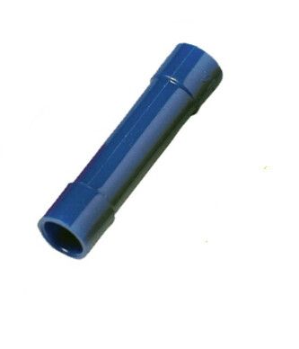 Terminal tope unión recta B-V-2 azul 14-16AWG | MK ELECTRO