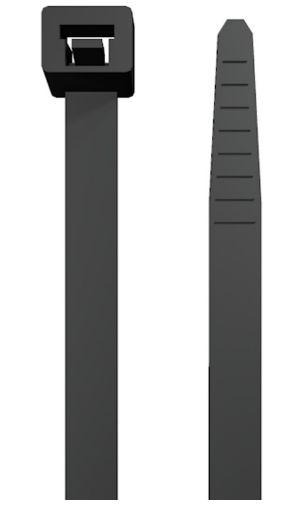 1697920000 WEIDMULLER CINCHOS (100 PZAS) CB 290/4.8 SW COLOR NEGRO