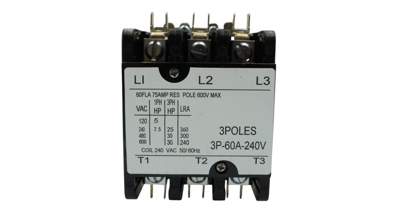 CP3P60A240V GOLD CONTACTOR PROPOSITO DEFINIDO 3 POLOS BOBINA 240VAC