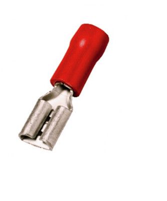 FDV1250 MK ELECTRO ZAPATA FASTON HEMBRA CAL 16-22AWG ROJA