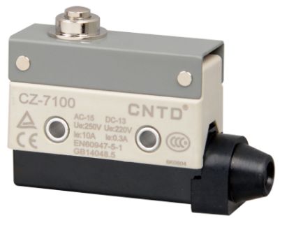 Limit Switch horizontal pivote corto CZ-7100 , 1NC + 1NO | CNTD