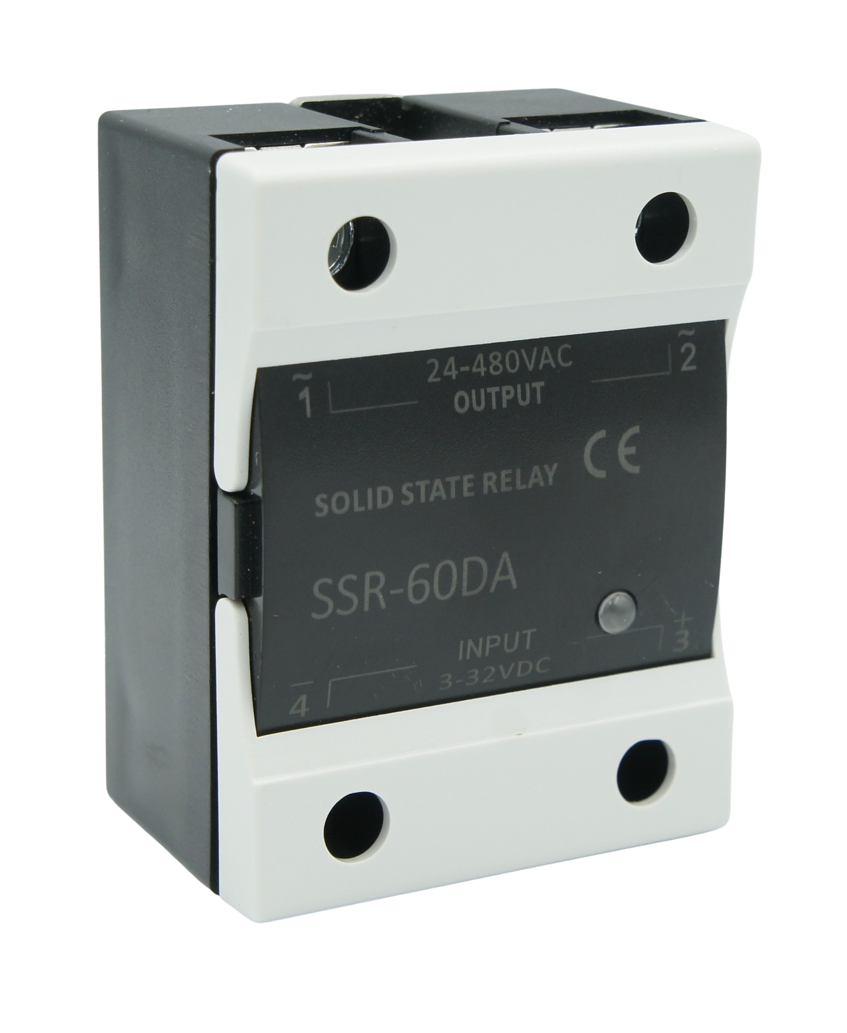 Relevador de Estado Solido Monofásico SSR-60-DA-480 60 AMP 480 VAC disparo en directa | MK ELECTRO