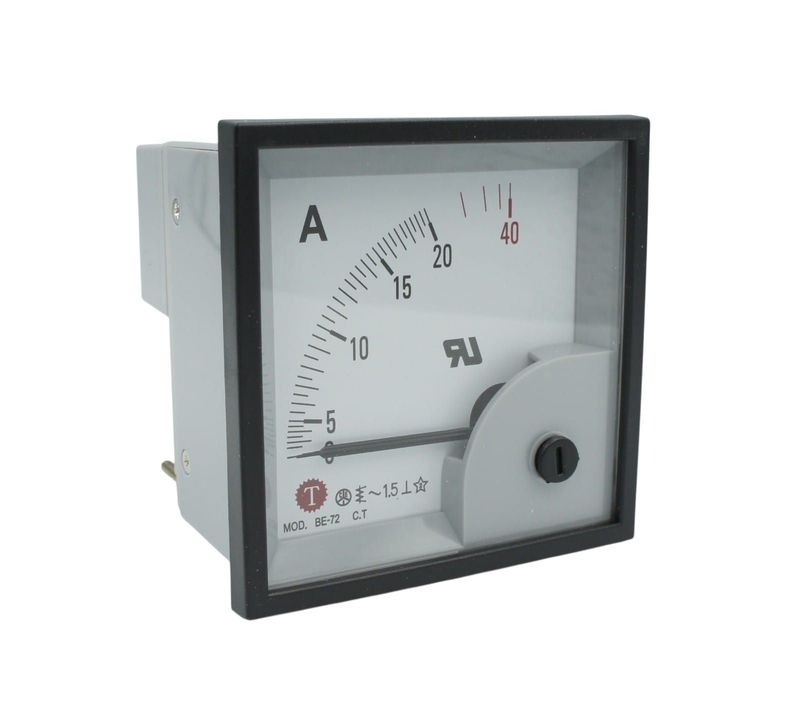 BE7220AAC TAIWAN METERS AMPERIMETRO 72X72MM 0-20A BE7220AAC TAIWAN METERS AMPERIMETRO 72X72MM 0-20A