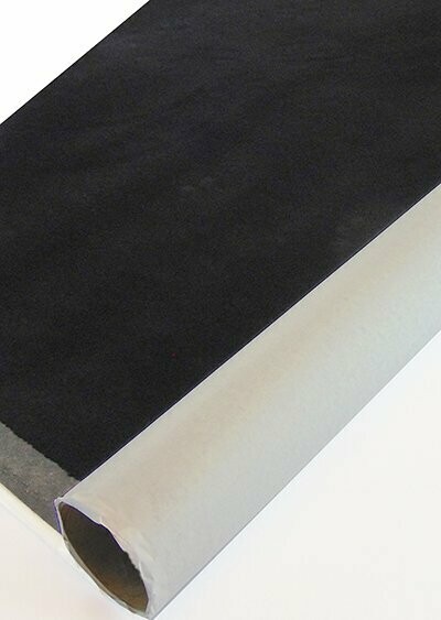 FineFlock Uncrushed Black 650mm wide x 5m