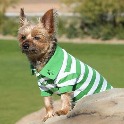 Polos Striped - Greenery &amp; White