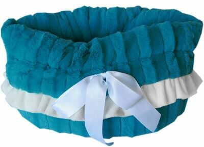 Reversible Snuggle Bugs Pet Bed, Bag, and Car Seat All-in-One