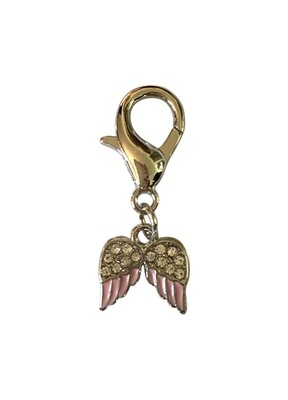 Dog Collar Charm, Angel Wings