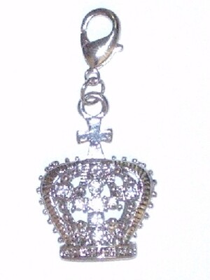 Dog Collar Charm, Diana Crown