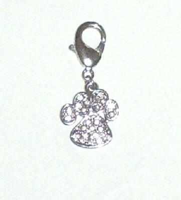 Dog Collar Charm, Paw