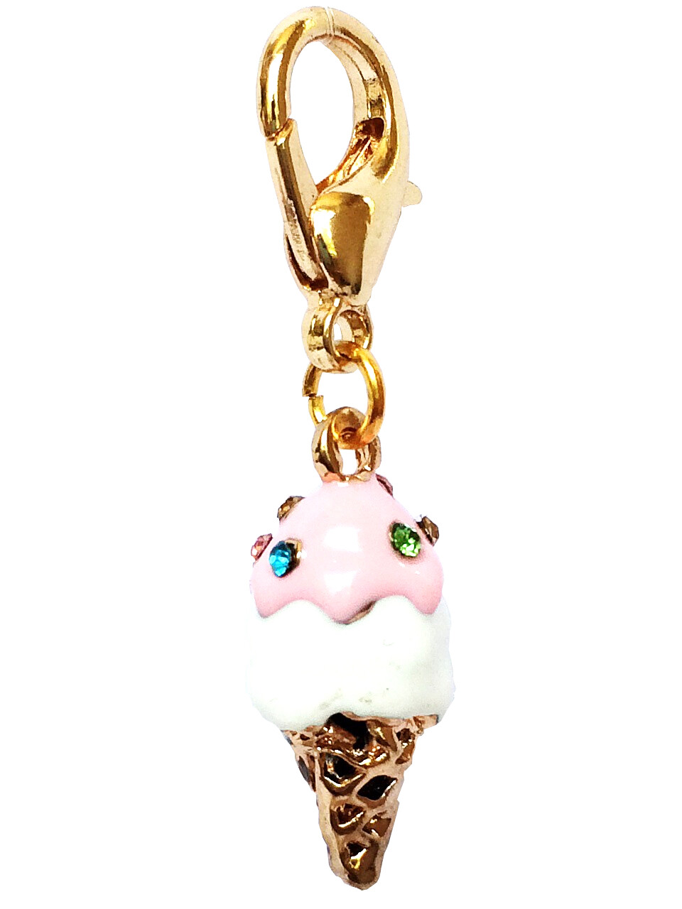 Dog Collar Charm, Ice Cream Cone