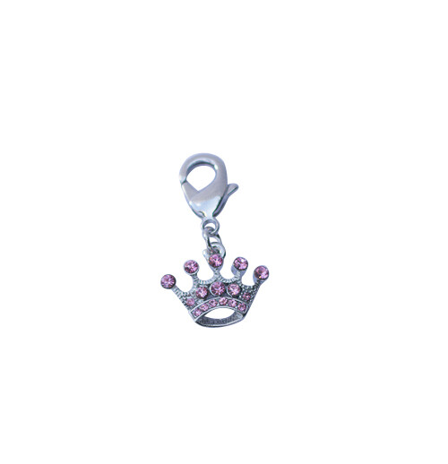 Dog Collar Charm, Teenie Crown