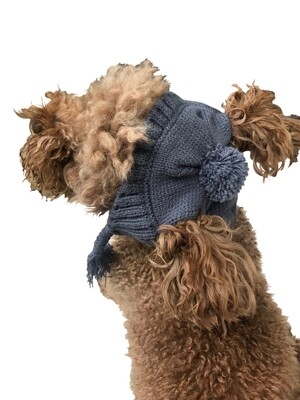 Scottish Cable Knit Hat, Charcoal Grey