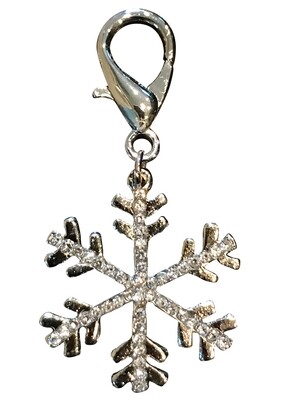 Dog Collar Charm, Snow Flake