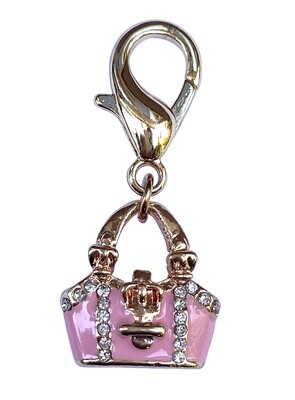 Dog Collar Charm, Chic Purse Dog Collar Charm