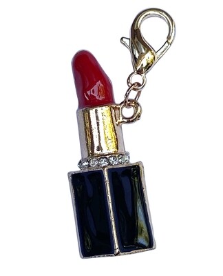 Dog Collar Charm, Red Lipstick Dog Collar Charm