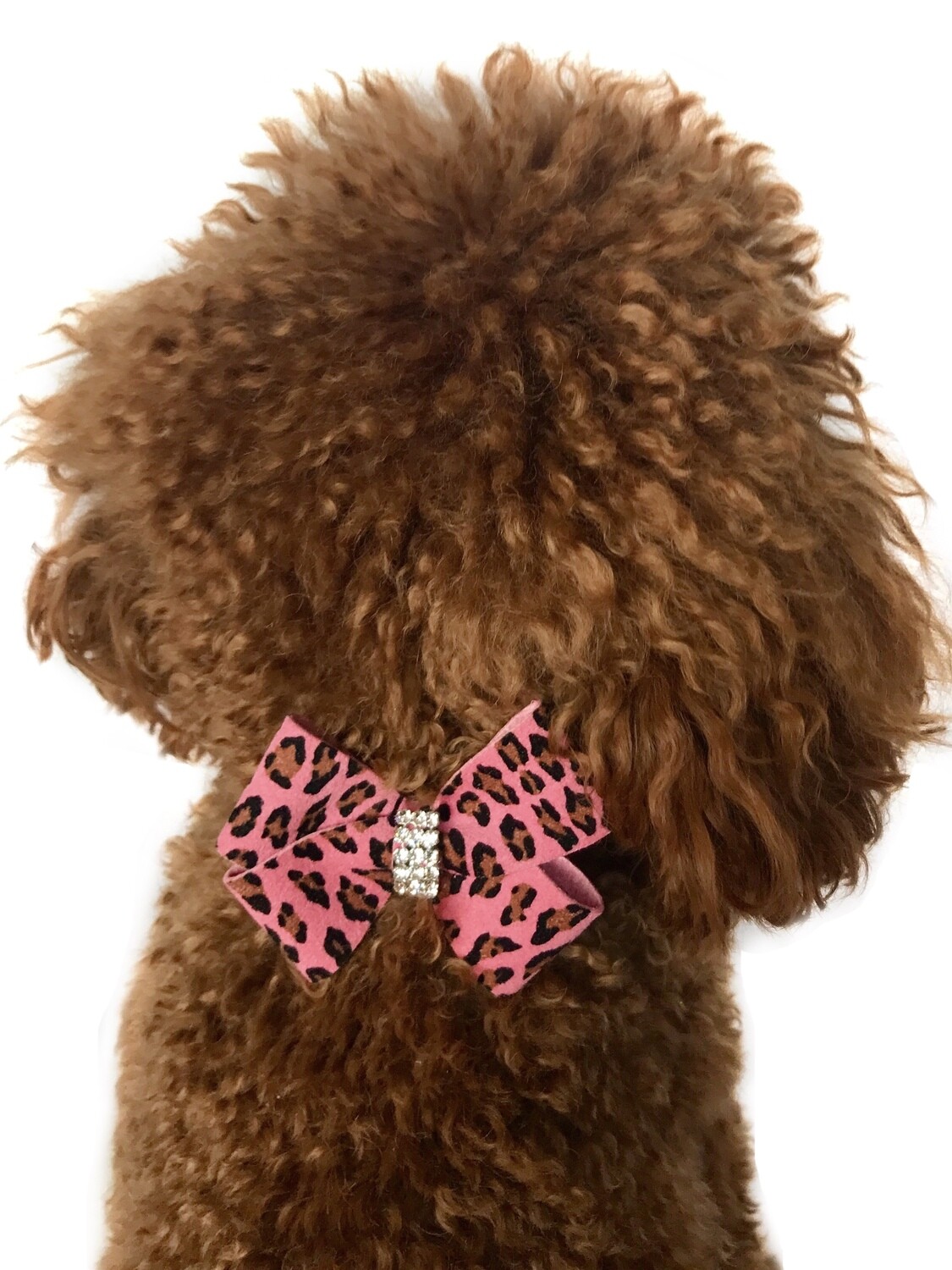 First Place Bow Slider, Pink Cheetah