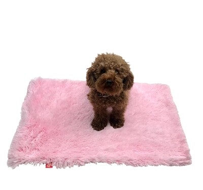 Small Blanket, Powder Puff, Pale Pink