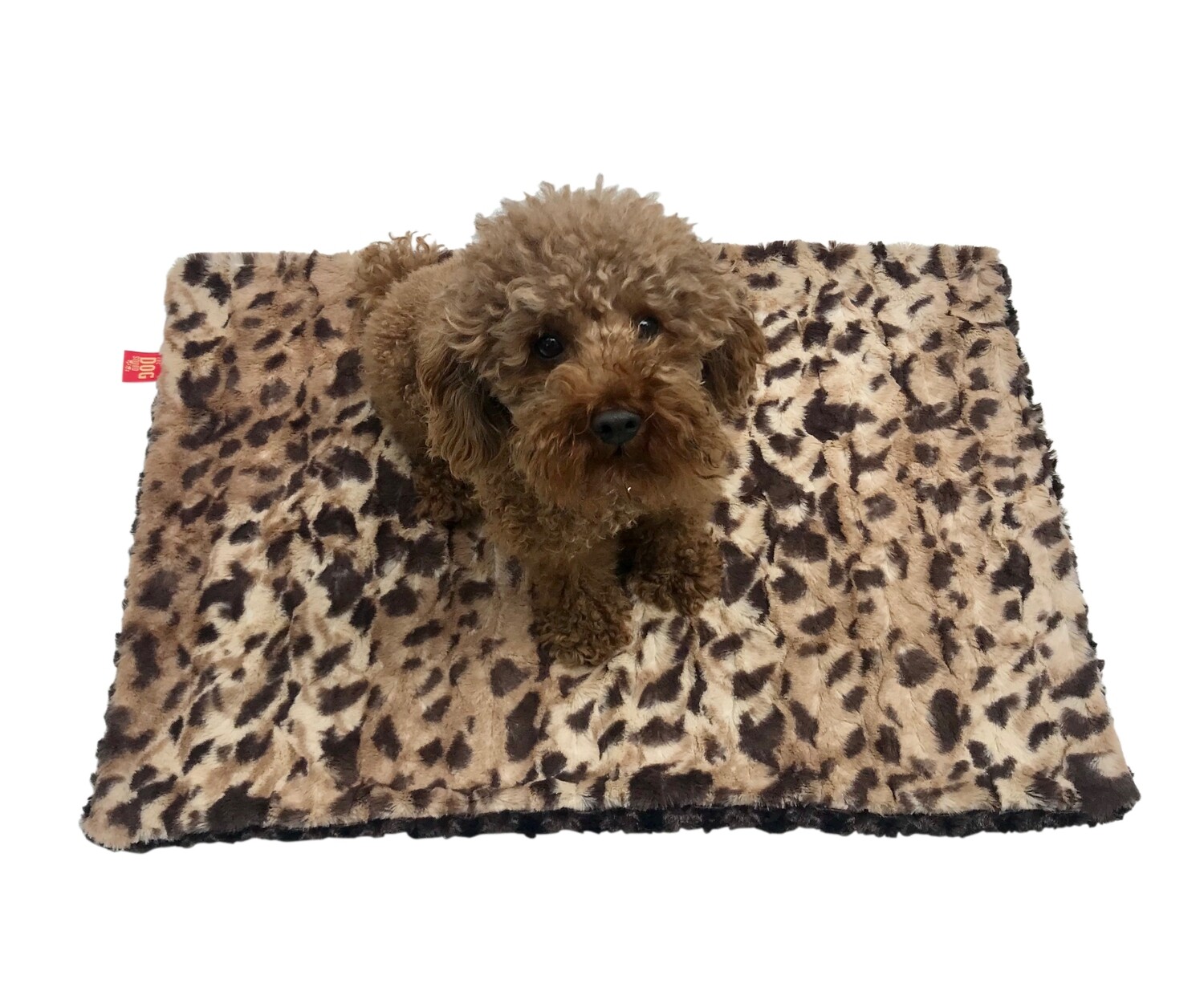 Small Blanket, Crush Brown Leopard and Brown