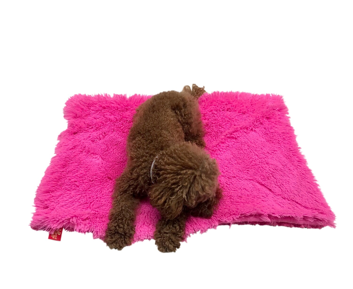 Small Blanket, Powder Puff, Hot Pink