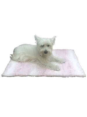 Small Blanket, Fawn Luxe Rosewater