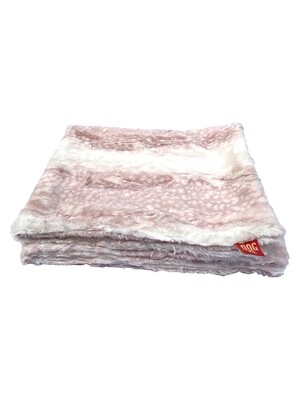 Travel Medium Blanket, Angora Luxe Rosewater