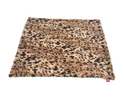 Medium Blanket, Crush Brown Leopard and Brown
