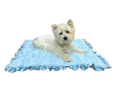 Furbaby blue bella blanket
