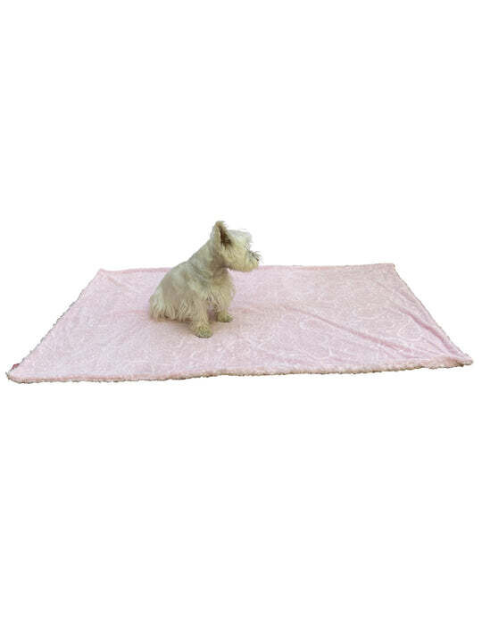 Medium Blanket, Pink Paisley