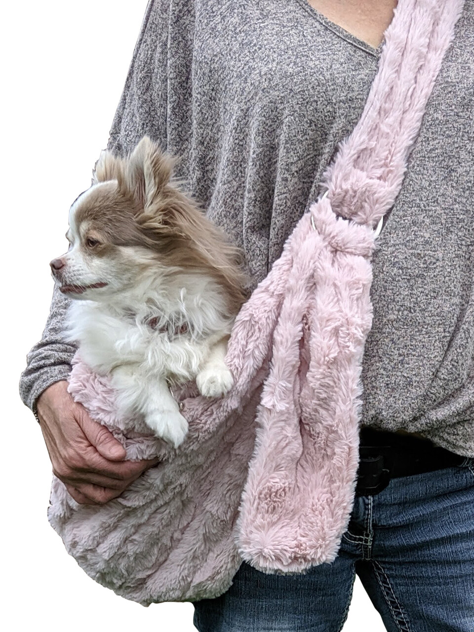 Furbaby Adjustable Sling, Blush